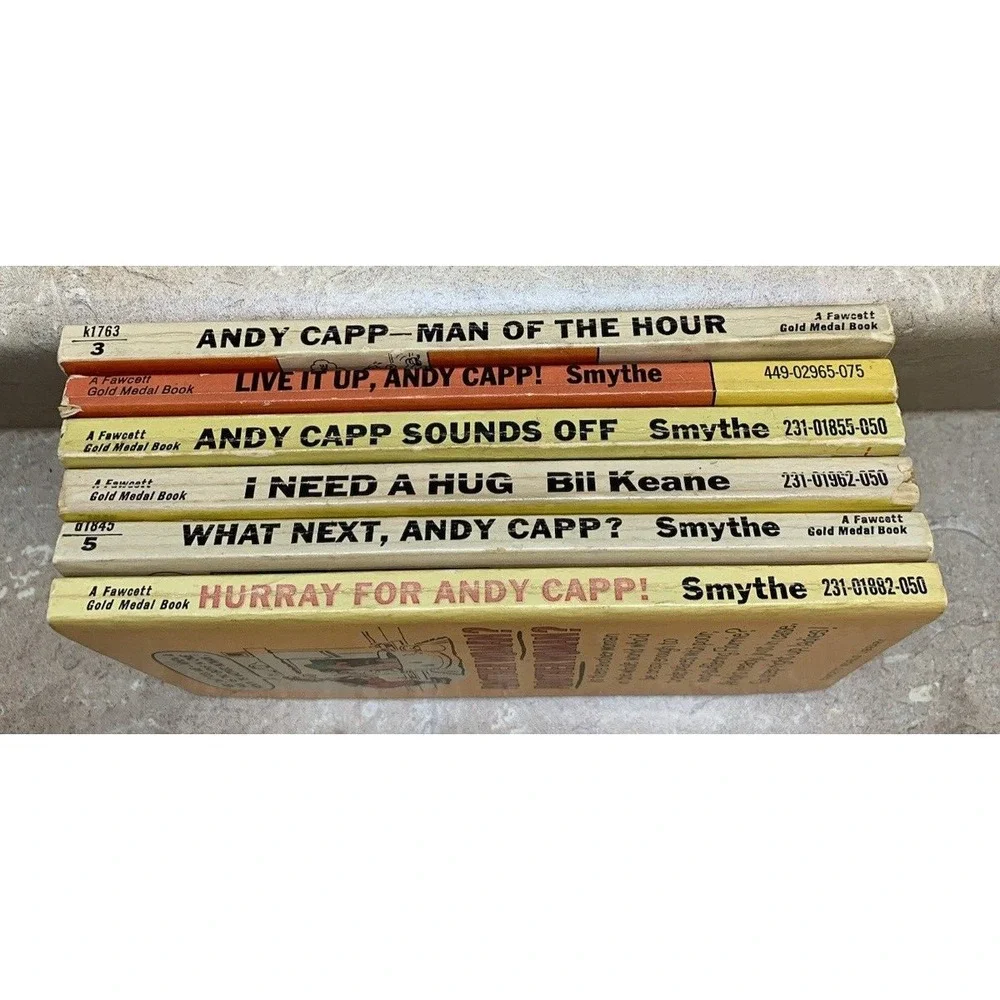 Lot of 6‎ 1960's A Fawcett Gold Medal Books (Smythe, Keane)